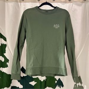 Sage Green APC long sleeve top